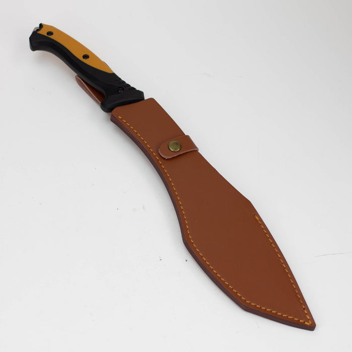 18.5" Full Tang Tactical Kukri W/leather Sheath [T22027]_6