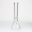 13.5" Classic beaker 7 mm glass water bong [SP48]_2