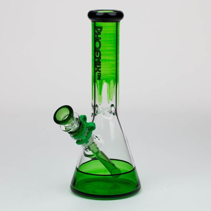 PHOENIX STAR -10" glass water bong with clip [PHX125]_8