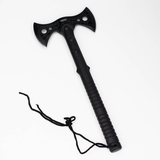 15.5" All  Black Tactical Axe Double Blade Head [13463]_0