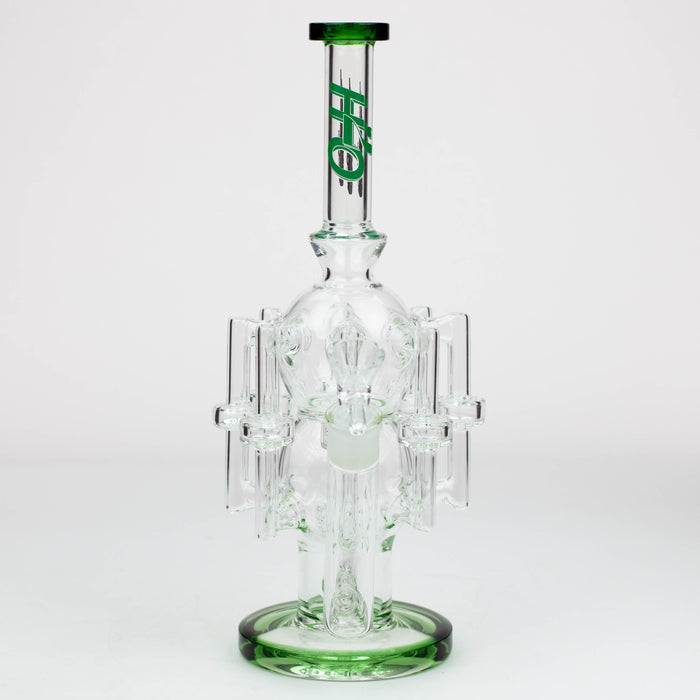 13.5" H2O Glass water recycle bong [H2O-17]_4