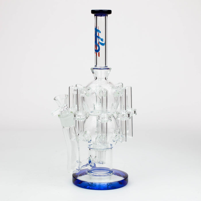 13.5" H2O Glass water recycle bong [H2O-17]_2