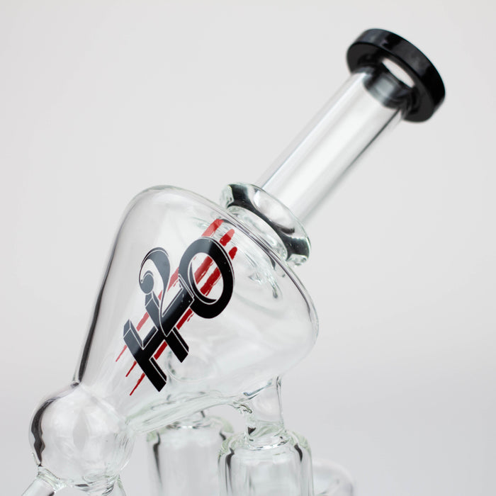 12" H2O Coil Glass water recycle bong [H2O-18]_8