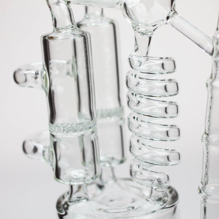 12" H2O Coil Glass water recycle bong [H2O-18]_9