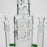 19" H2O 2-in-1 Double Joint glass water bong [H2O-22]_3