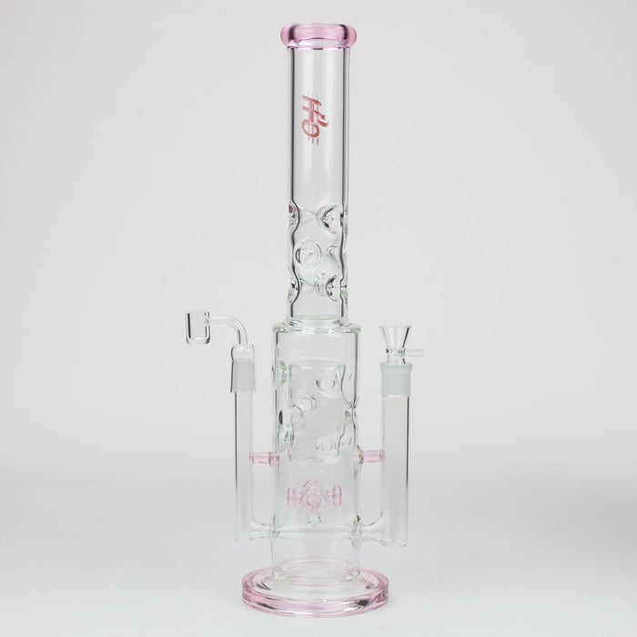 19" H2O 2-in-1 Double Joint glass water bong [H2O-22]_6