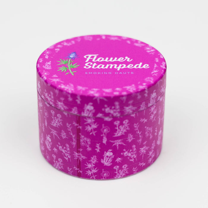 Flower Stampede 4-Layer Pink Grinder_1