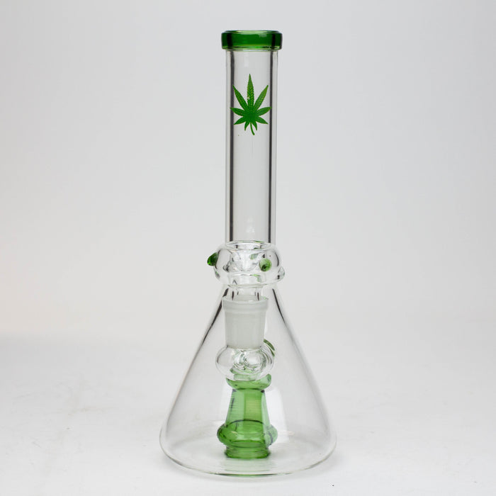 10" Cone diffuser glass bong_4