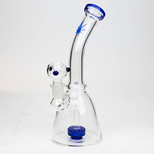 10" bent neck tire diffuser glass bong_1