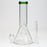 8" Classic beaker glass water bong_2