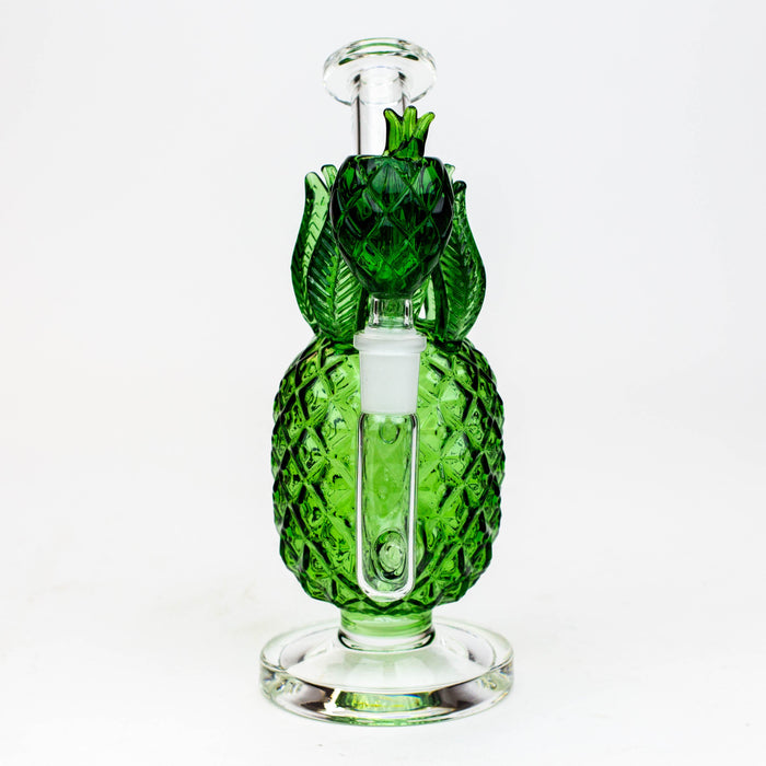 7.5" Pineapple glass water bong_8