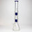 19" SPARK 7 mm double percolator glass water bong_5