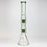 19" SPARK 7 mm double percolator glass water bong_6