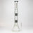 19" SPARK 7 mm double percolator glass water bong_4