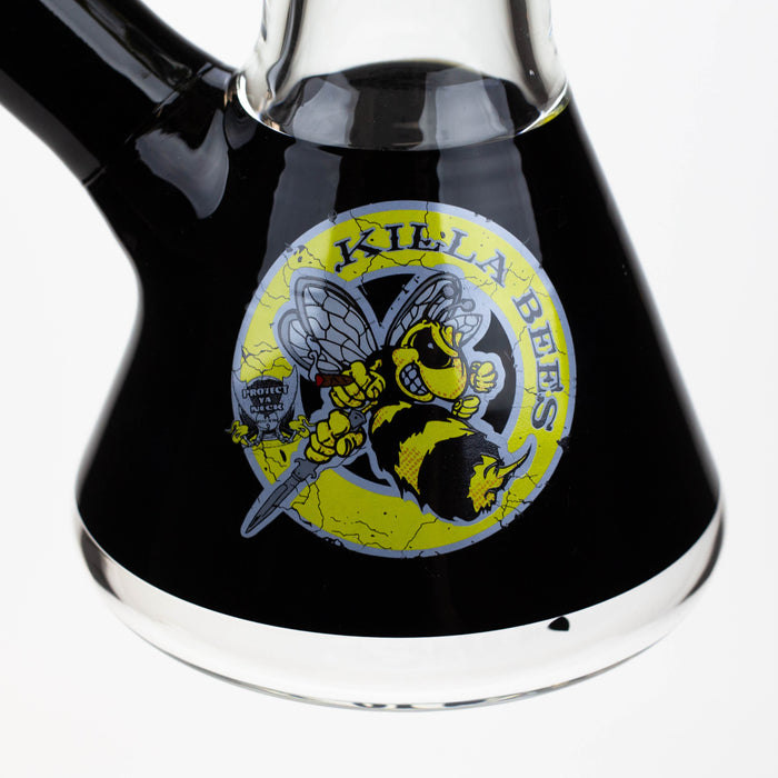 PROTECT YA NECK-15.5"  7 mm Glass water bong by Infyniti [Killa Bees]_7