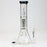 12" Genie-Tree arms color accented glass water bong_6