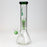 12" Genie-Tree arms color accented glass water bong_10