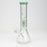 12" Genie-Tree arms color accented glass water bong_11