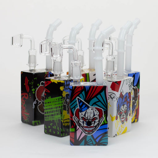 7.5" Glow in the dark Juicy box Rigs SP2074 - Clown_0