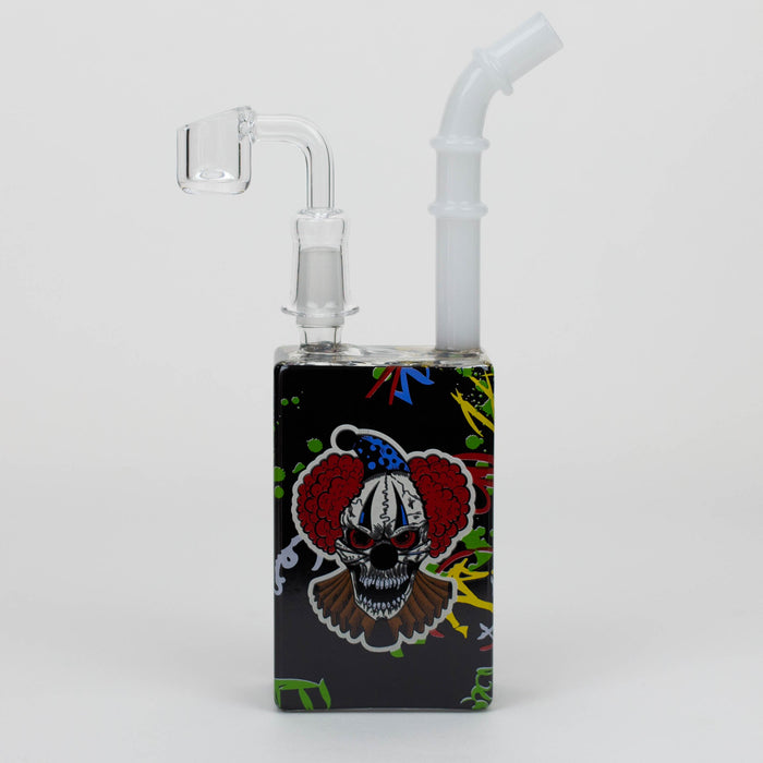 7.5" Glow in the dark Juicy box Rigs SP2074 - Clown_11