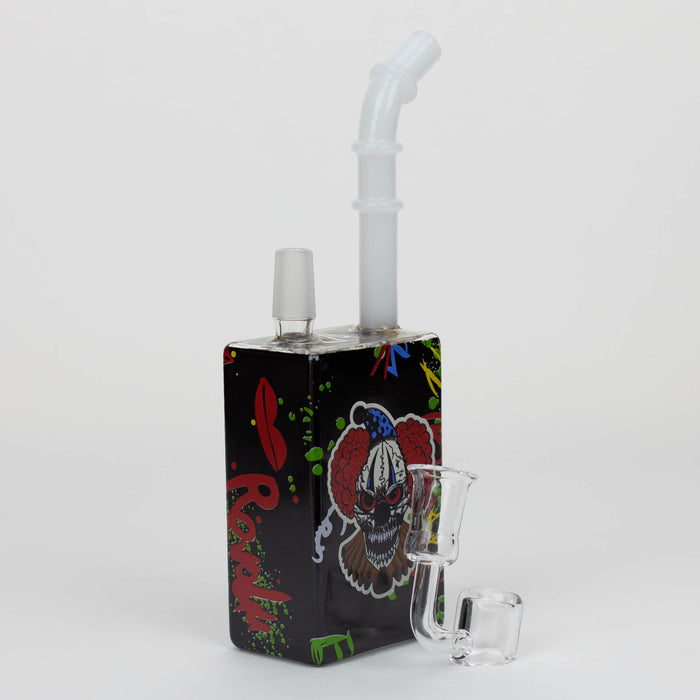 7.5" Glow in the dark Juicy box Rigs SP2074 - Clown_3