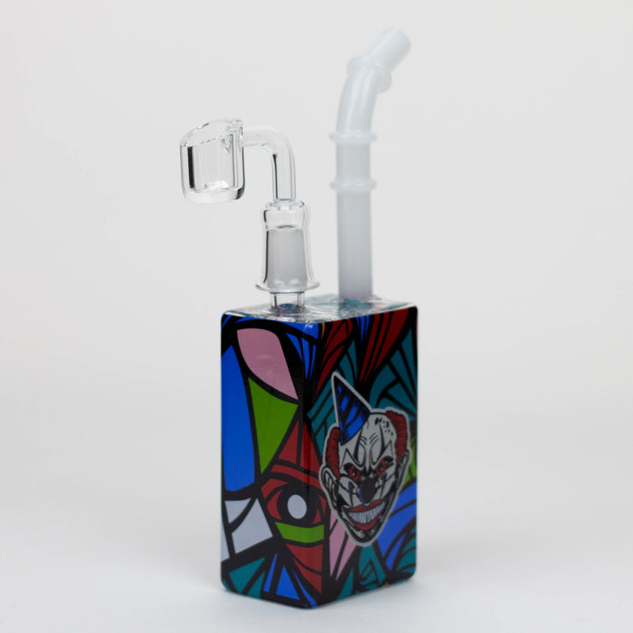 7.5" Glow in the dark Juicy box Rigs SP2074 - Clown_10