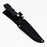 9" Defender-Xtreme Tactical  Team All Black Serrated Blade  Hunting Knife with Sheath [7688]_1