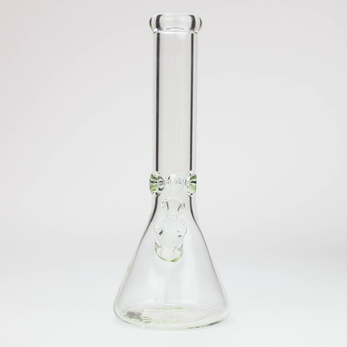 13.5" Classic beaker 7 mm glass water bong_2