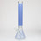 18" LV Glow in the dark 7 mm glass water bong_8