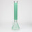 18" LV Glow in the dark 7 mm glass water bong_7