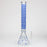 18" Leaf Glow in the dark 7 mm glass water bong_4