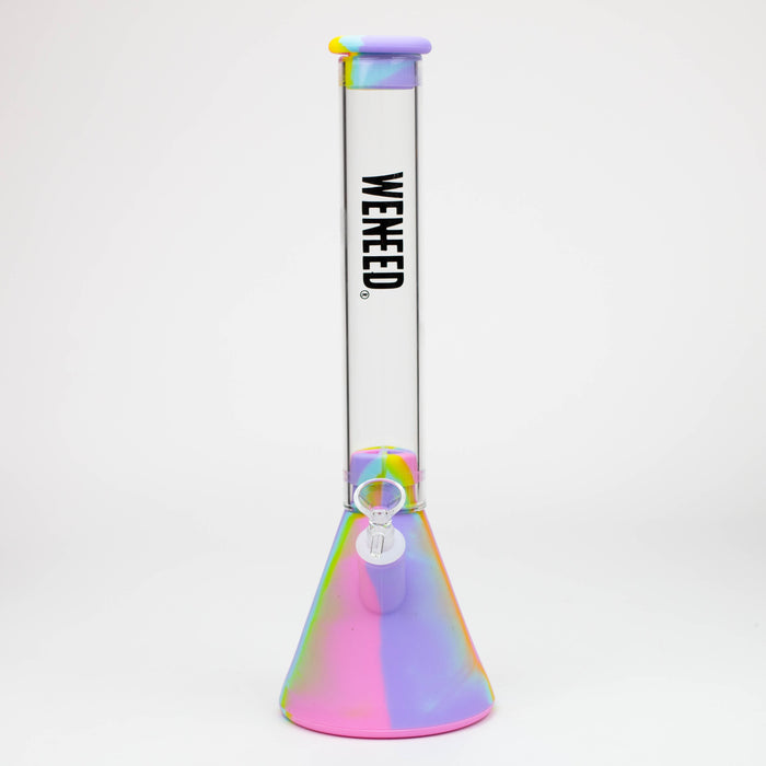 WENEED®- 12" Silicone Glass Beaker bong_10