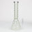 14" Luxury Pattern glow in the dark / 7mm / glass beaker bong [CH-107]_8