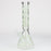 14" Leaf Pattern glow in the dark / 7mm / glass beaker bong [CH-106]_1