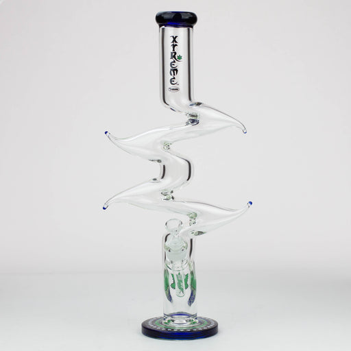 20" Xtream Zig-zag 7 mm glass water bong [XTR333]_1