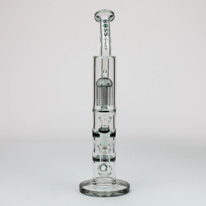 16" tree arm percolator and honeycomb diffuser glass bong [B8]_10