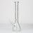 16" Genie pattern 9 mm clear glass water bong [20024]_1