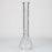 16" Genie pattern 9 mm clear glass water bong [20024]_2