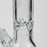 16" Genie pattern 9 mm clear glass water bong [20024]_5