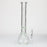 16" Genie pattern 9 mm clear glass water bong [20024]_8