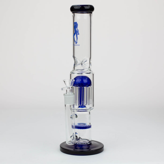 15" Volcano tree arm percolator and honeycomb diffuser glass bong [AK075]_5