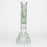 14" Ghost Pattern glow in the dark / 7mm / glass beaker bong [CH-105]_3