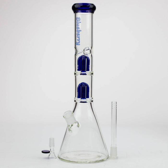 Blueberry-15 inch Double Tree Perc Beaker [S387]_3