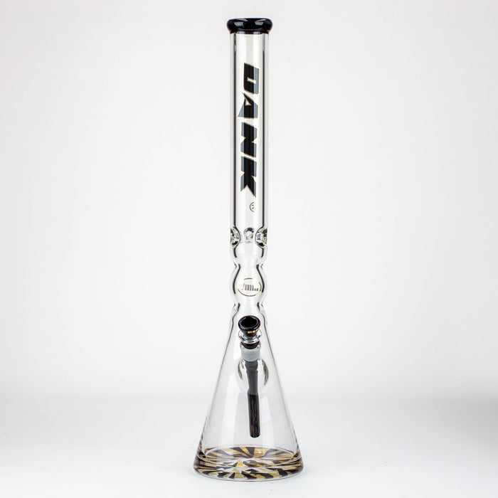 24" DANK 7 mm curved tube beaker water bong_9