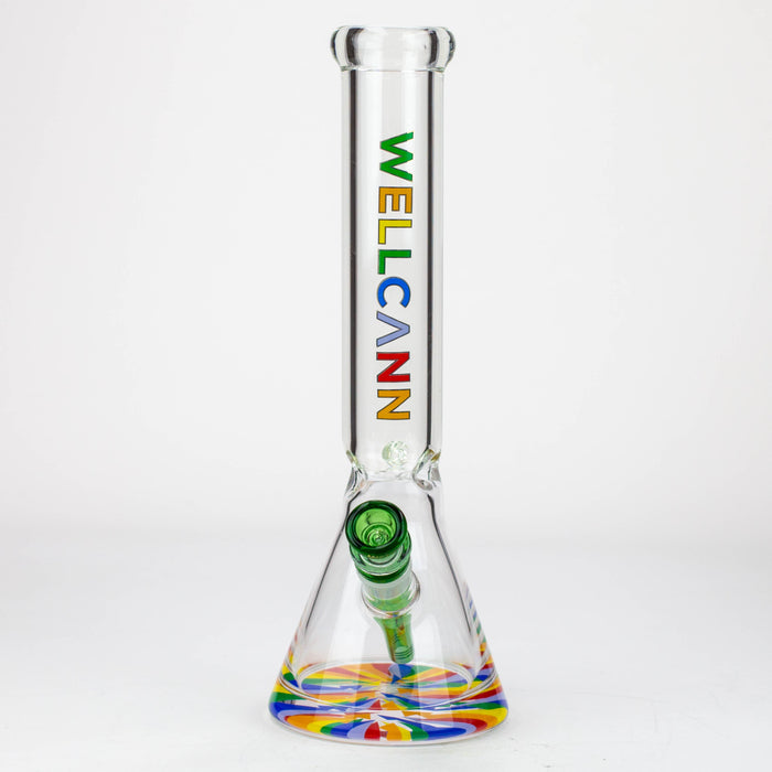 WellCann - 14" 7 mm Thick beaker bong with thick decal base_8