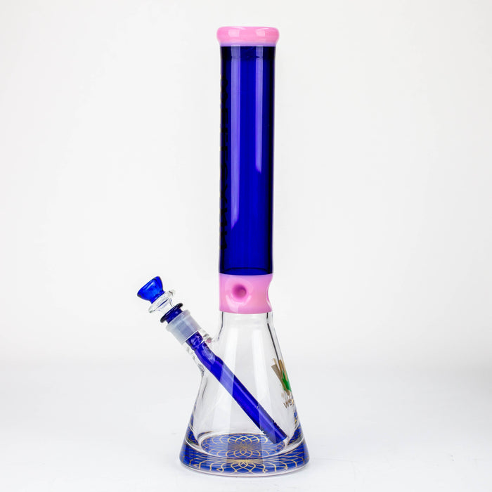 WellCann - 16" 7mm Coloured beaker bong with thick base_2