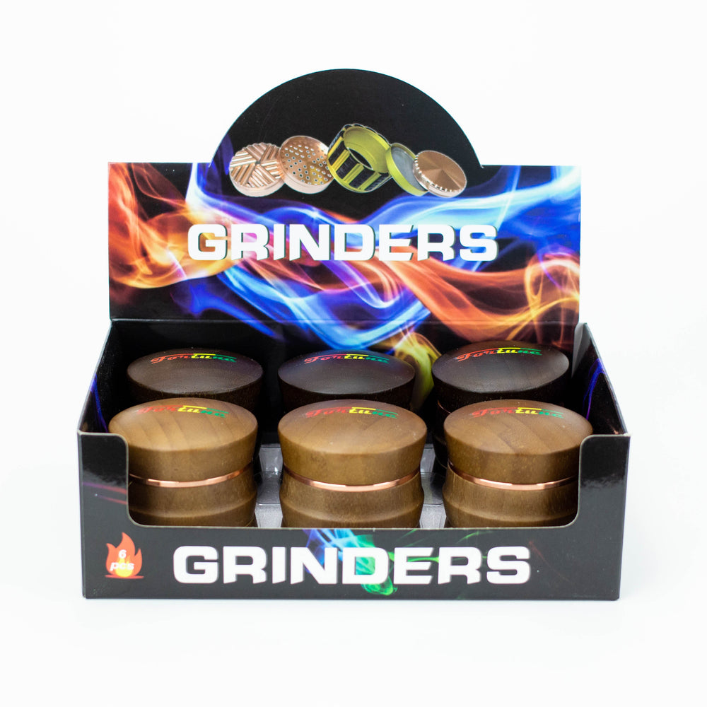 4 parts Bamboo cover grinder Box of 6_0