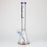 18" Spark 9 mm glass water bong with thick base_10