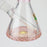 10" WellCann Coloured glass beaker bong with wide mouth - Pink_6