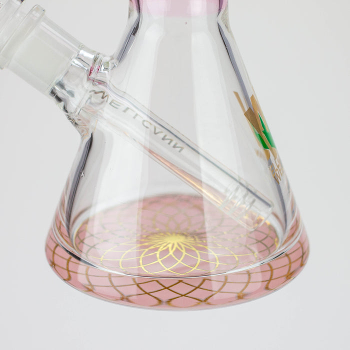 10" WellCann Coloured glass beaker bong with wide mouth - Pink_6